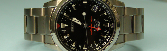 Seiko 8f56 Perpetual Calendar 電池交換 渋谷で時計修理 電池交換なら